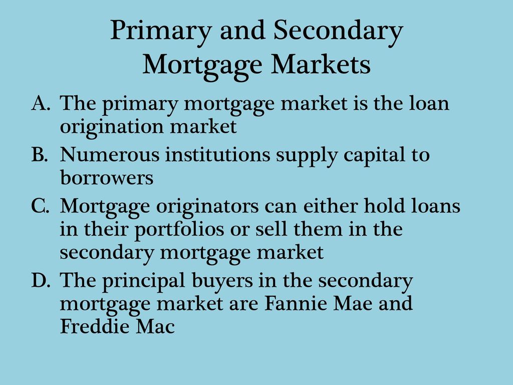 Chapter 10 Residential Mortgage Types And Borrower Decisions - Ppt Download