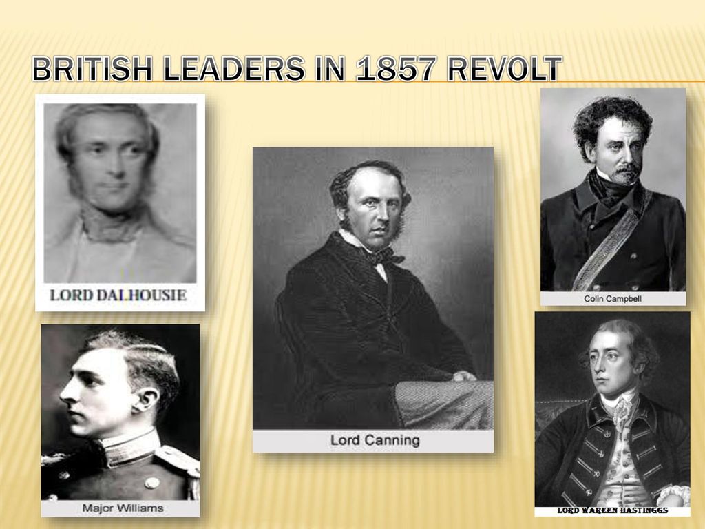 main leaders of revolt of 1857