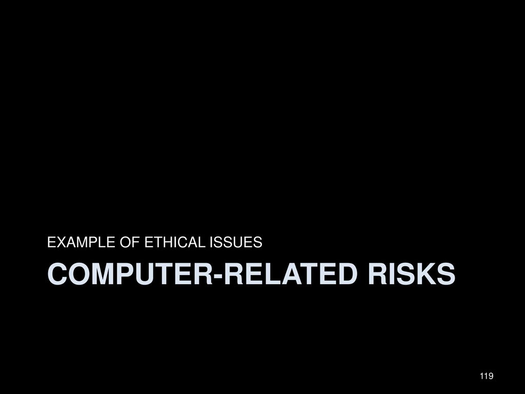 Computer-Related Risks