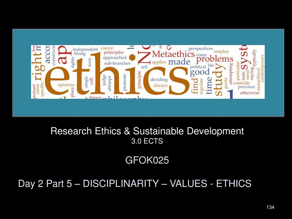 Research Ethics & Sustainable Development