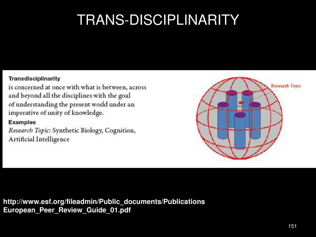 TRANS-DISCIPLINARITY