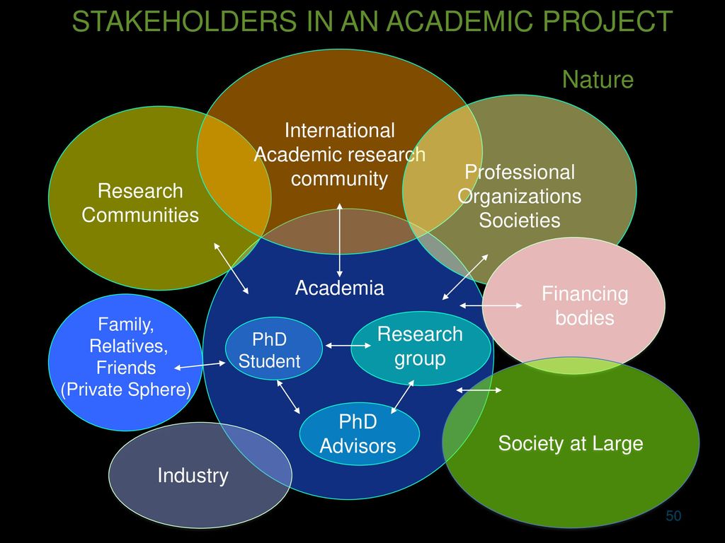 STAKEHOLDERS IN AN ACADEMIC PROJECT