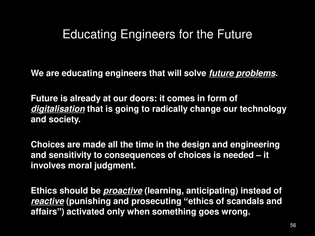 Educating Engineers for the Future