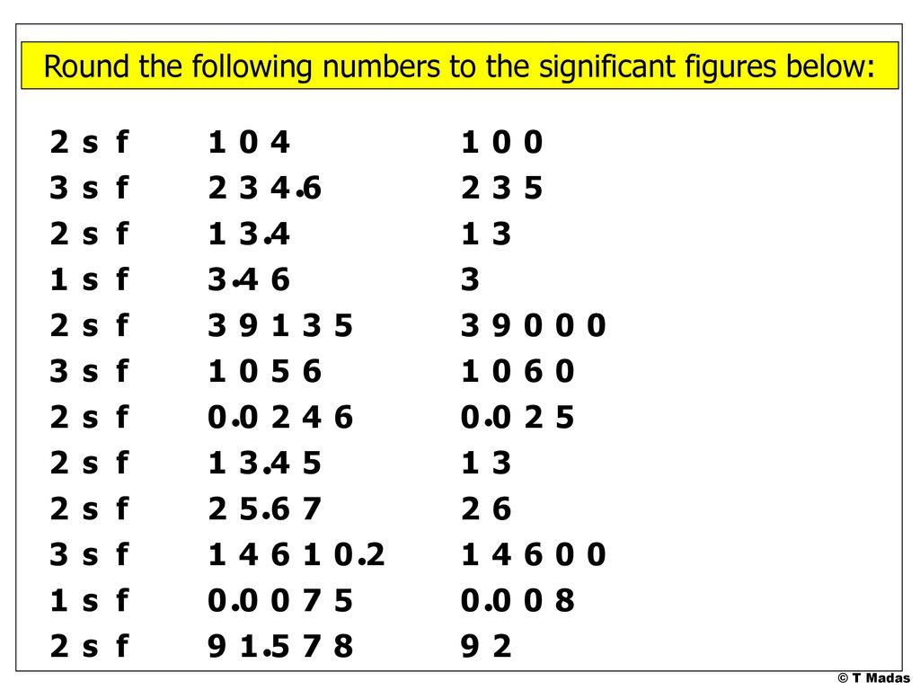 Rounding to significant figures ppt download