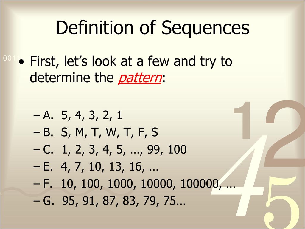 Sequences As Functions Ppt Download