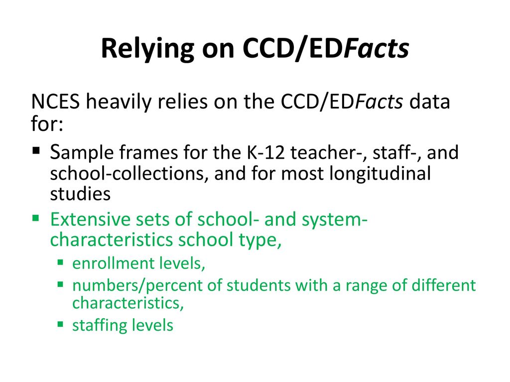 Common core of data ccd ppt download