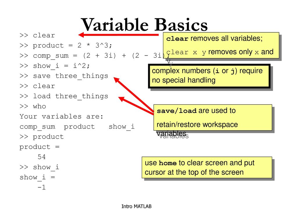 MATLAB Introduction Main Features Simple programming rules - ppt download