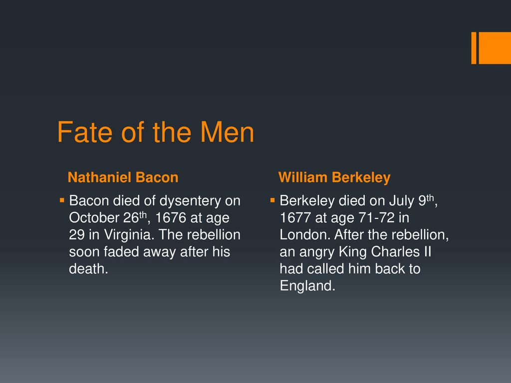 PPT - Bacon's Rebellion ( 1676 - 1677) PowerPoint Presentation