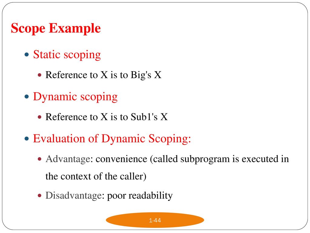 Chapter 5 Names, Bindings, Type Checking, And Scopes. - Ppt Download