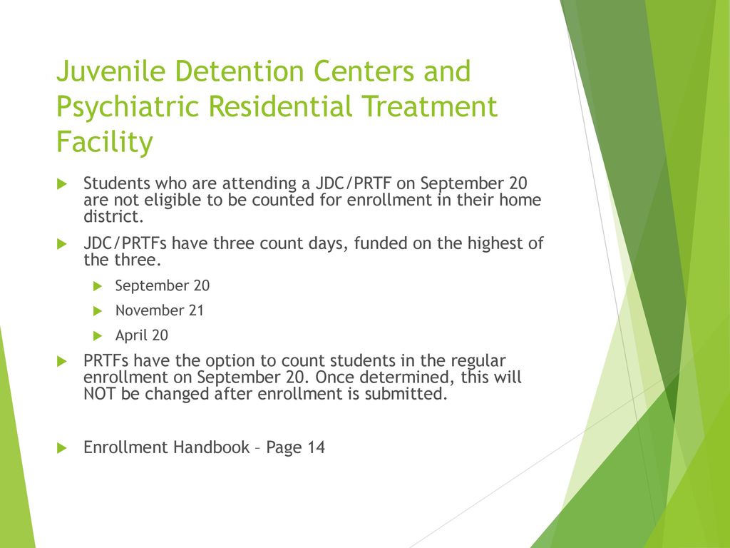 Juvenile Detention Centers and Psychiatric Residential Treatment Facility