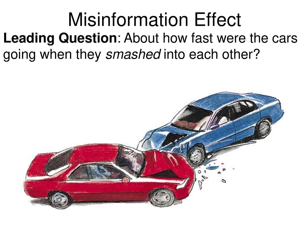 Leading questions. Misinformation. Misinformation Definition.