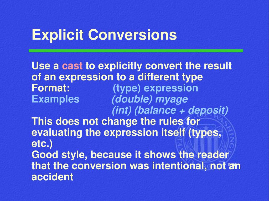 University of Washington Computer Programming I - ppt download