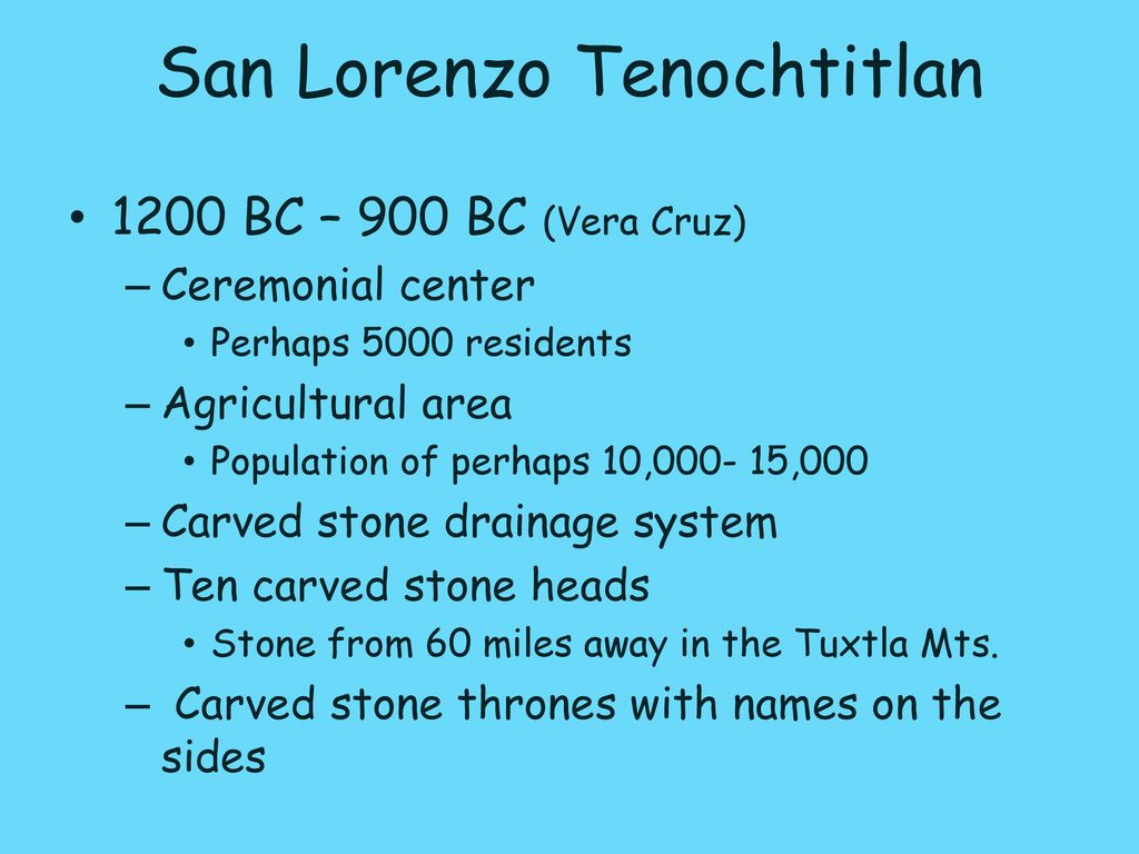 San Lorenzo Tenochtitlan