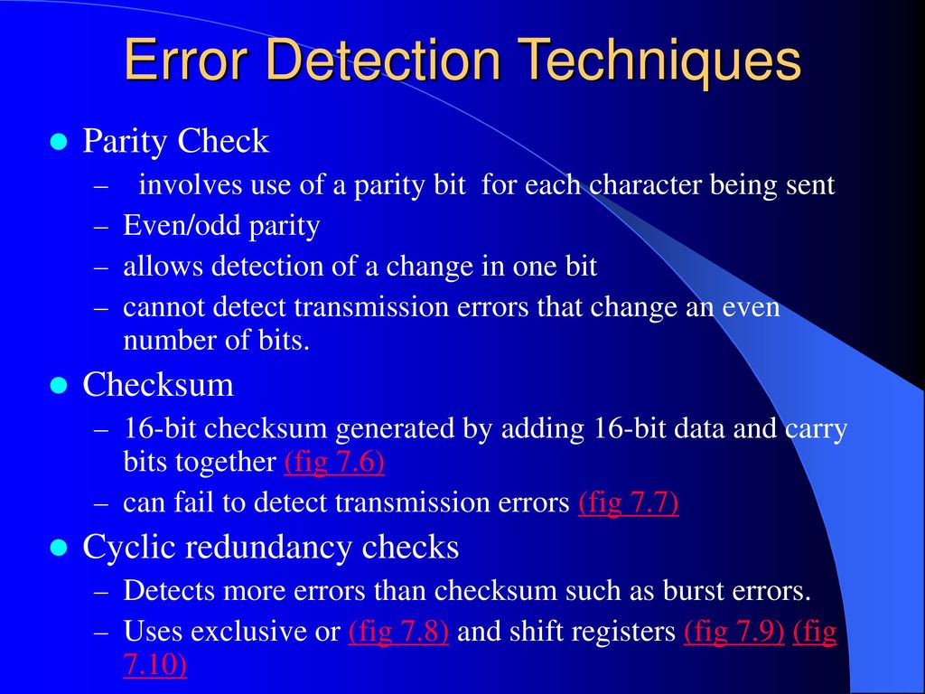 Chapter 7 packets frames and error detection ppt download
