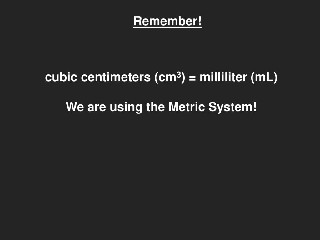 Thursday, October 5, 2017 WarmUp Explain mass and volume. How are they similar? Different