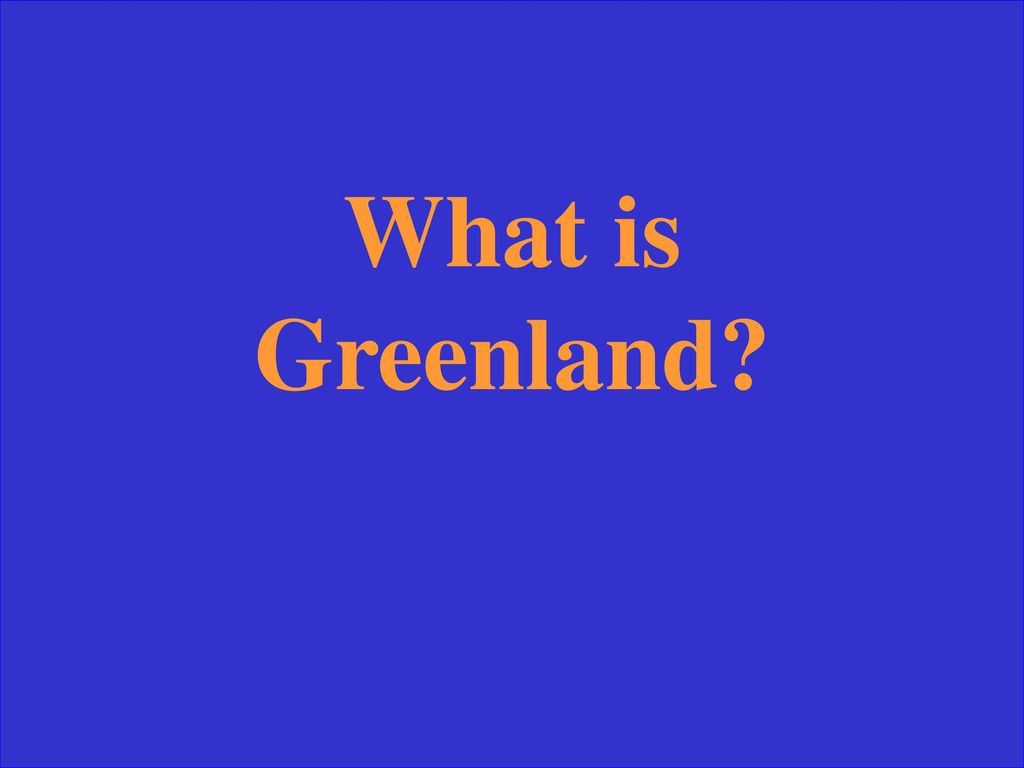 You will be given the answer you must give the correct question ppt