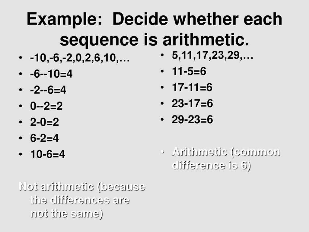 11.2 Arithmetic Sequences & Series - Ppt Download