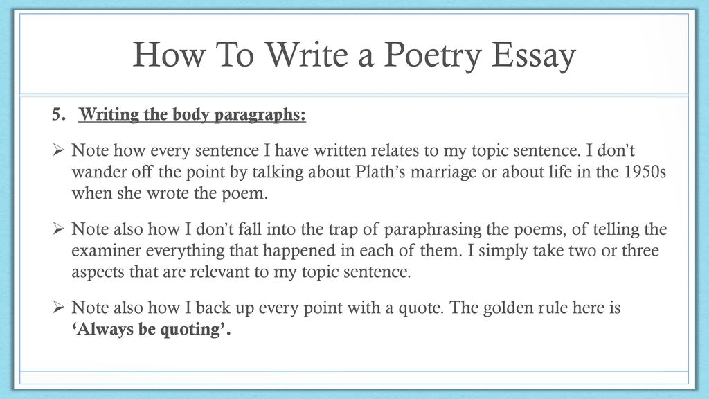 how to quote a poem in an essay