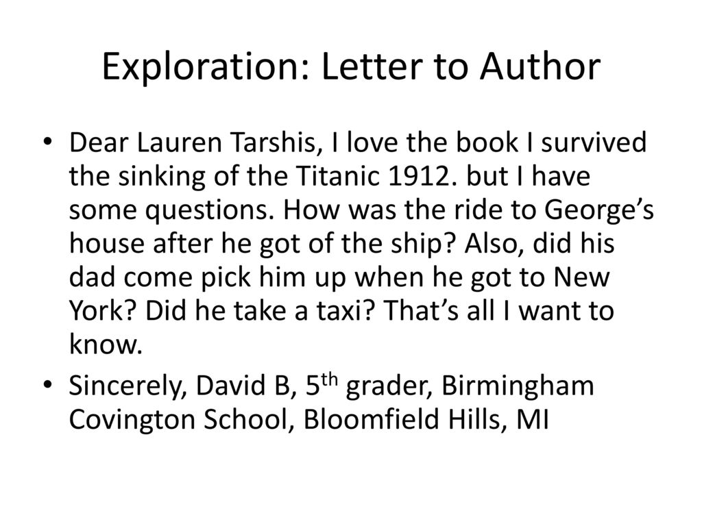 I Survived The Sinking Of The Titanic Ppt Download