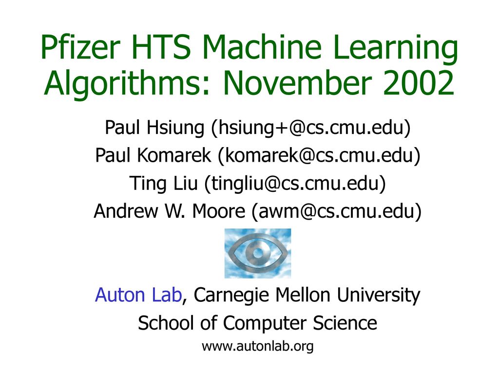 pfizer machine learning