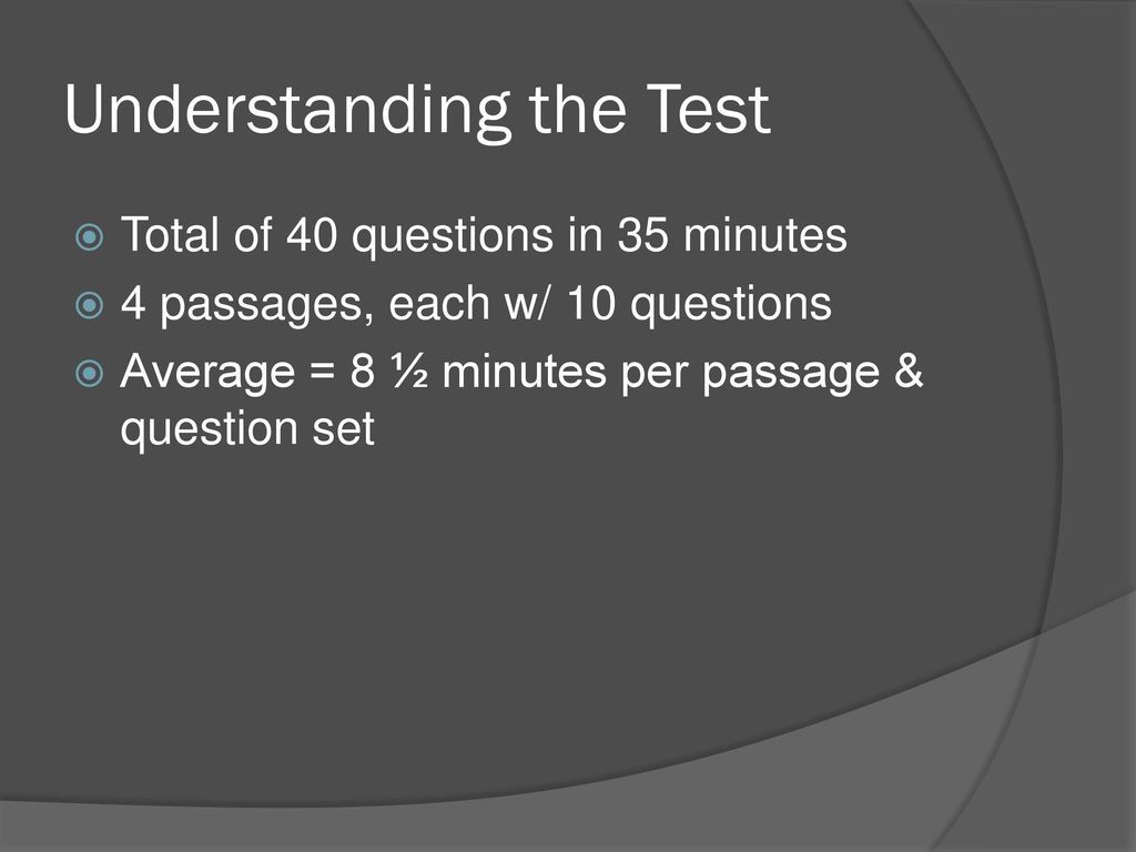 Jefferson Academy 2011 ACT Reading Test Ppt Download jefferson-academy-2011-act-reading-test-ppt-download
