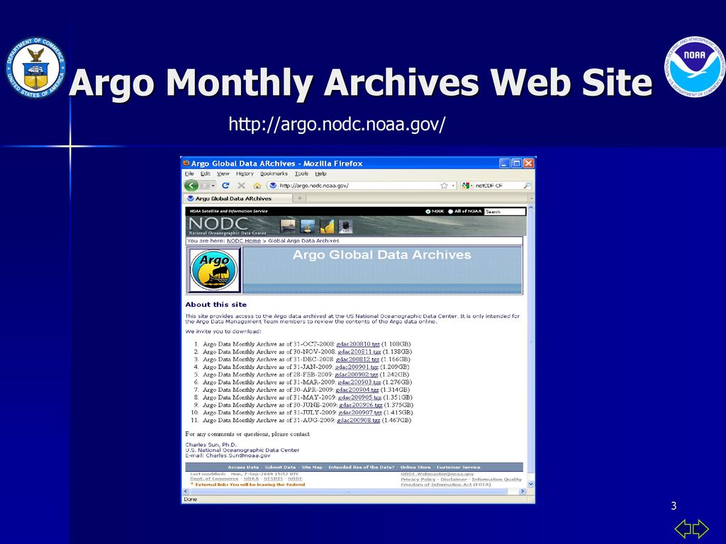 Global Argo Data Repository Status Report for ppt download