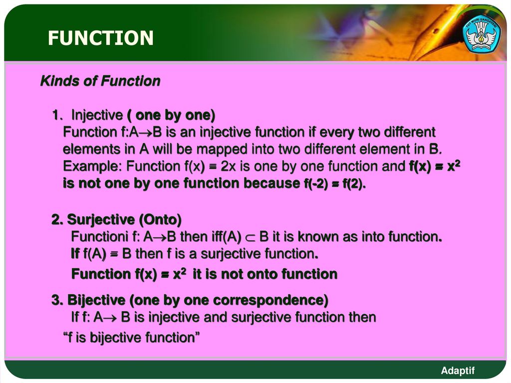 Functions, Linear Function Equation and Quadratic Function - ppt download