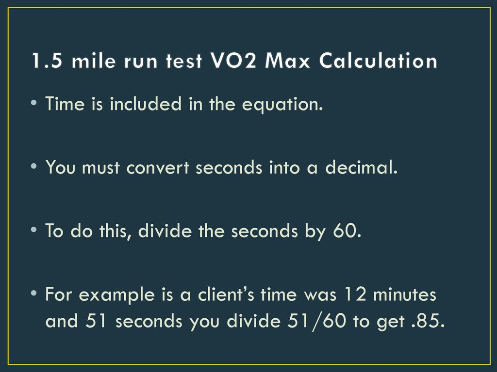 Vo2 Max For 51 Year Old Male