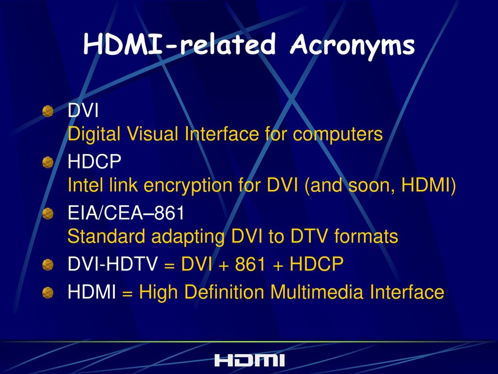 Presented by– The HDMI Working Group Panasonic, Philips, Silicon Image, Sony, Toshiba. - ppt download