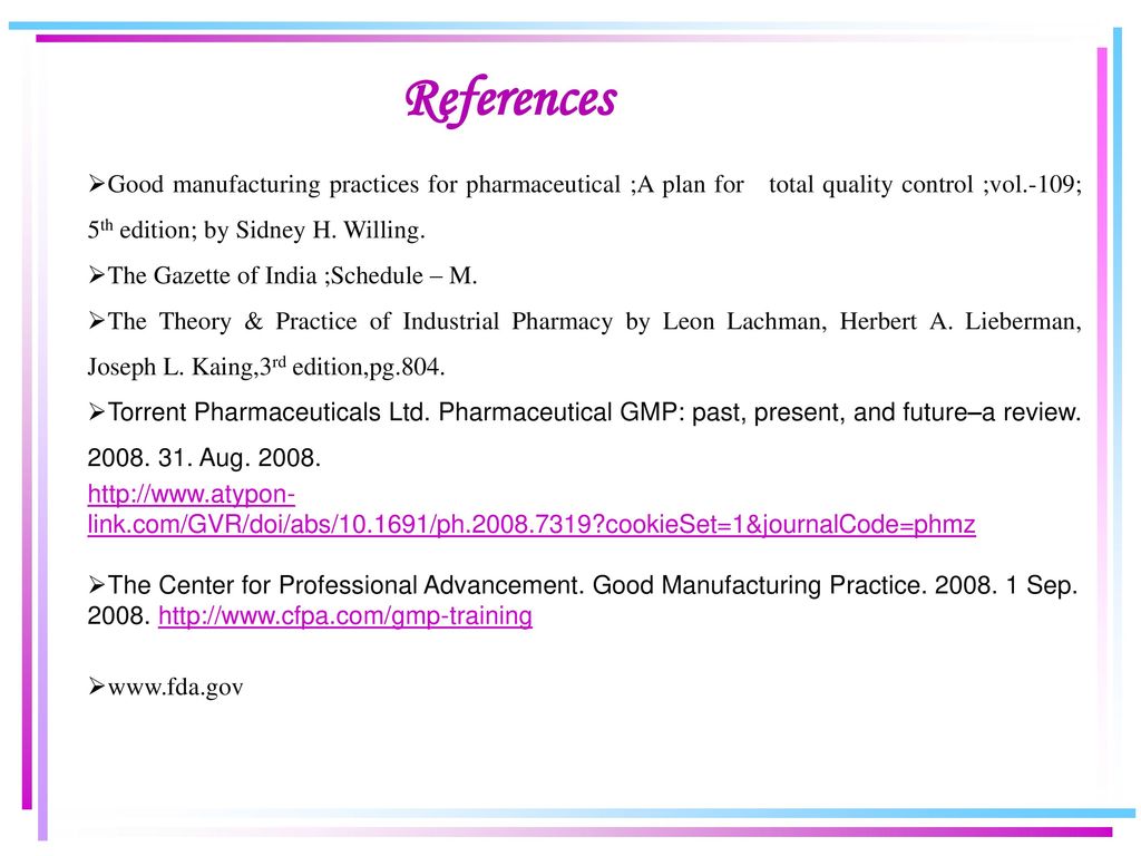 Good Manufacturing Practice Gmp An Overview By Dr Jill Shukla Ppt Download