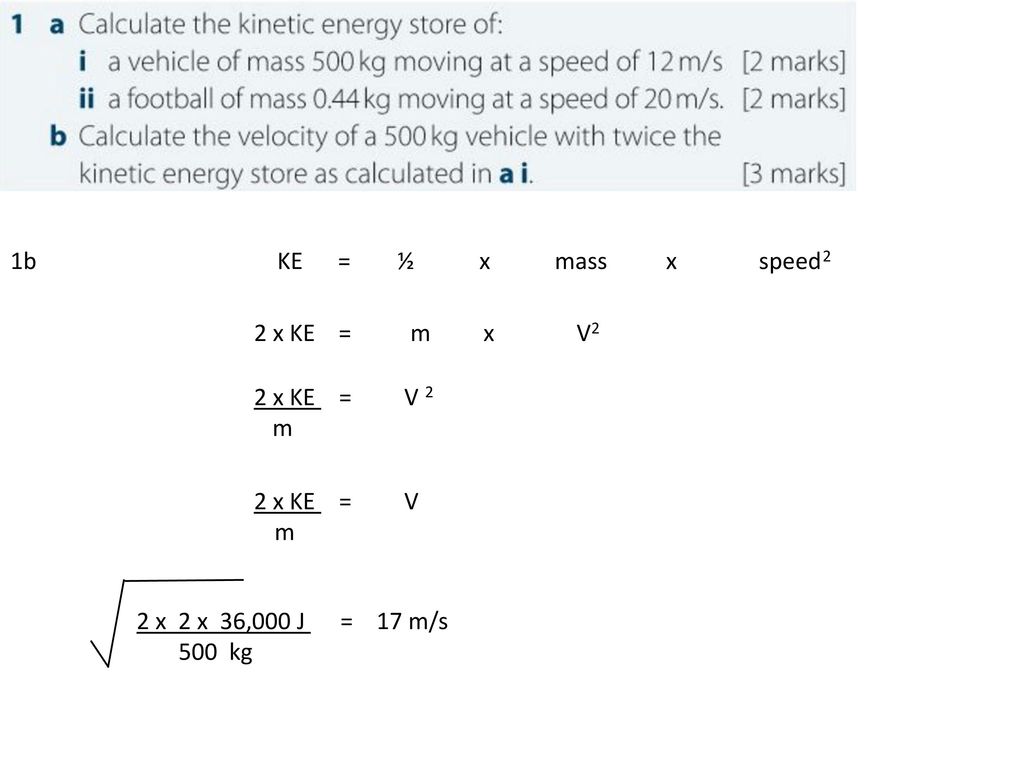 1a I Ke X Mass X Speed2 1a I Ppt Download