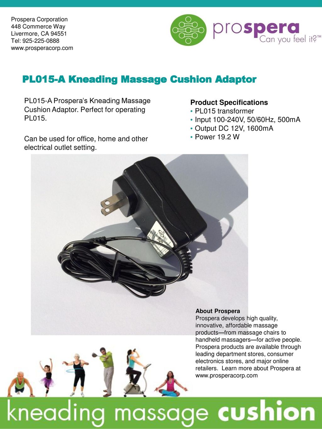 Pl015 A Kneading Massage Cushion Adaptor Ppt Download