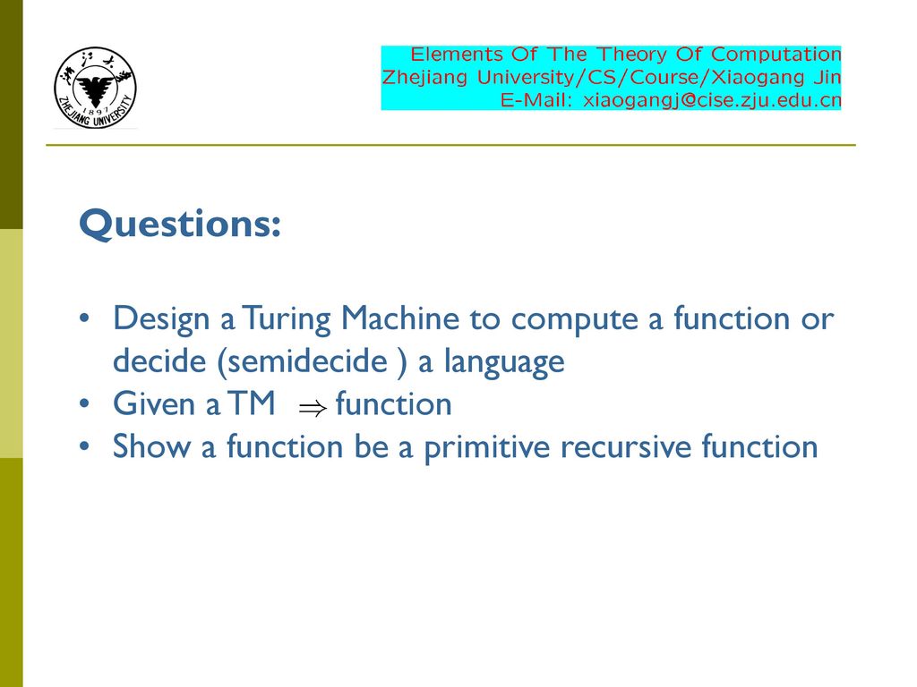 Review theory of computation ppt download