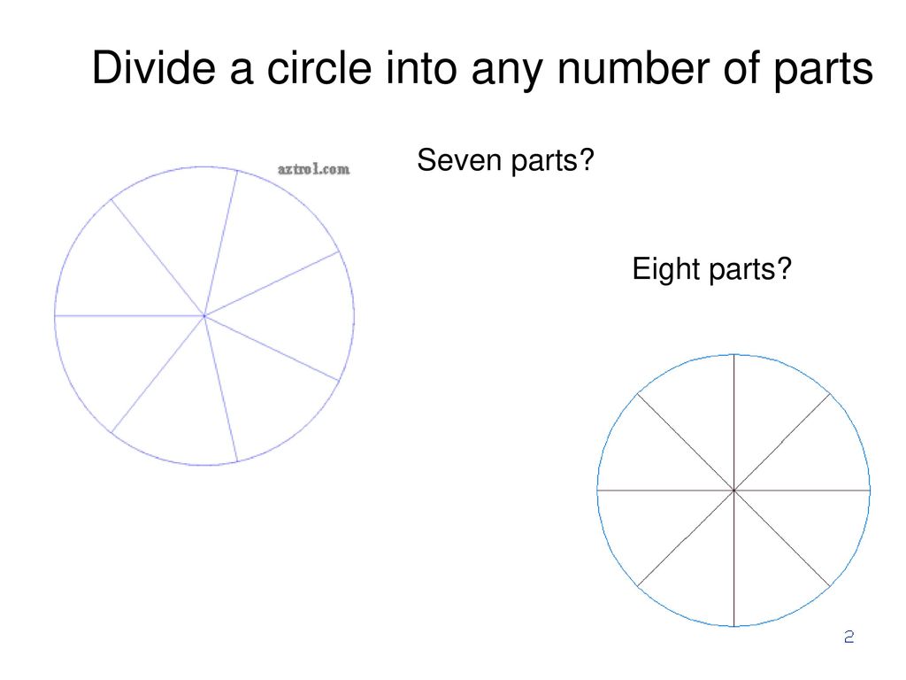 How to equally divide a circle - ppt download