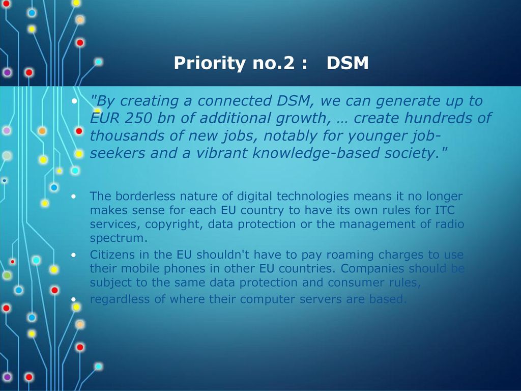 European Commission's second priority policy area: Digital Single Market  Kalman Dezseri. - ppt download