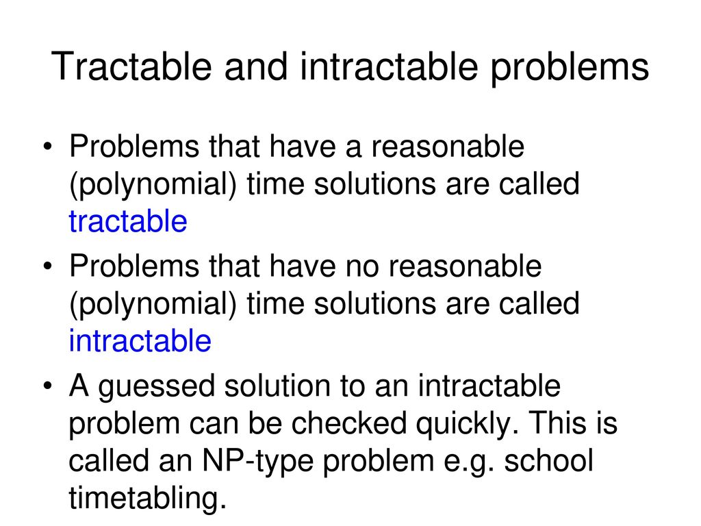 1 5 intractable problems ppt download