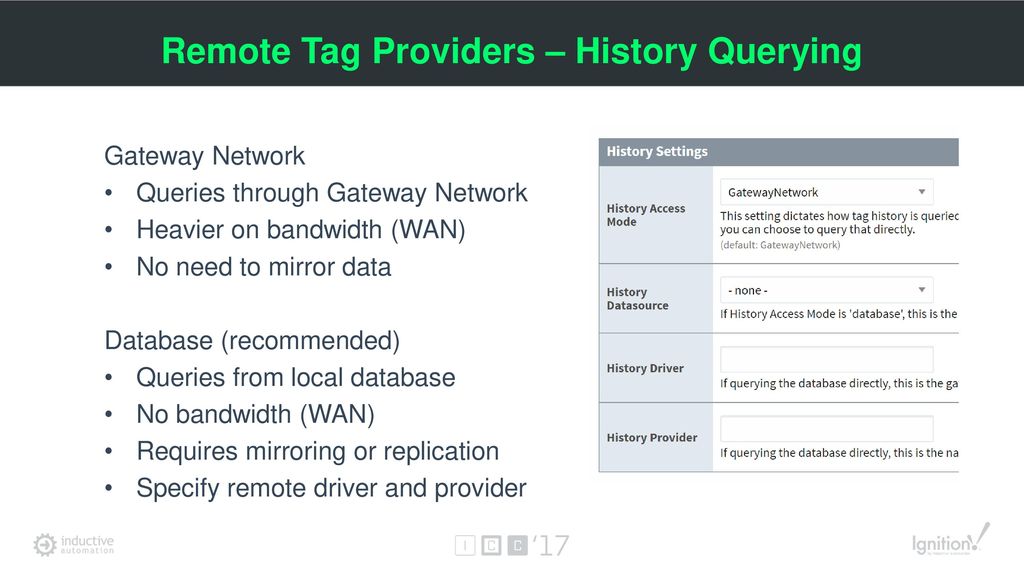 Remote Tag Providers – History Querying