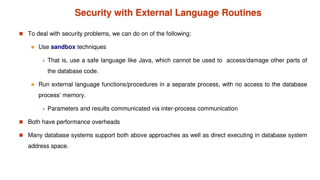 Advanced Database CS-426 Week 2 – Logic Query Languages, Object