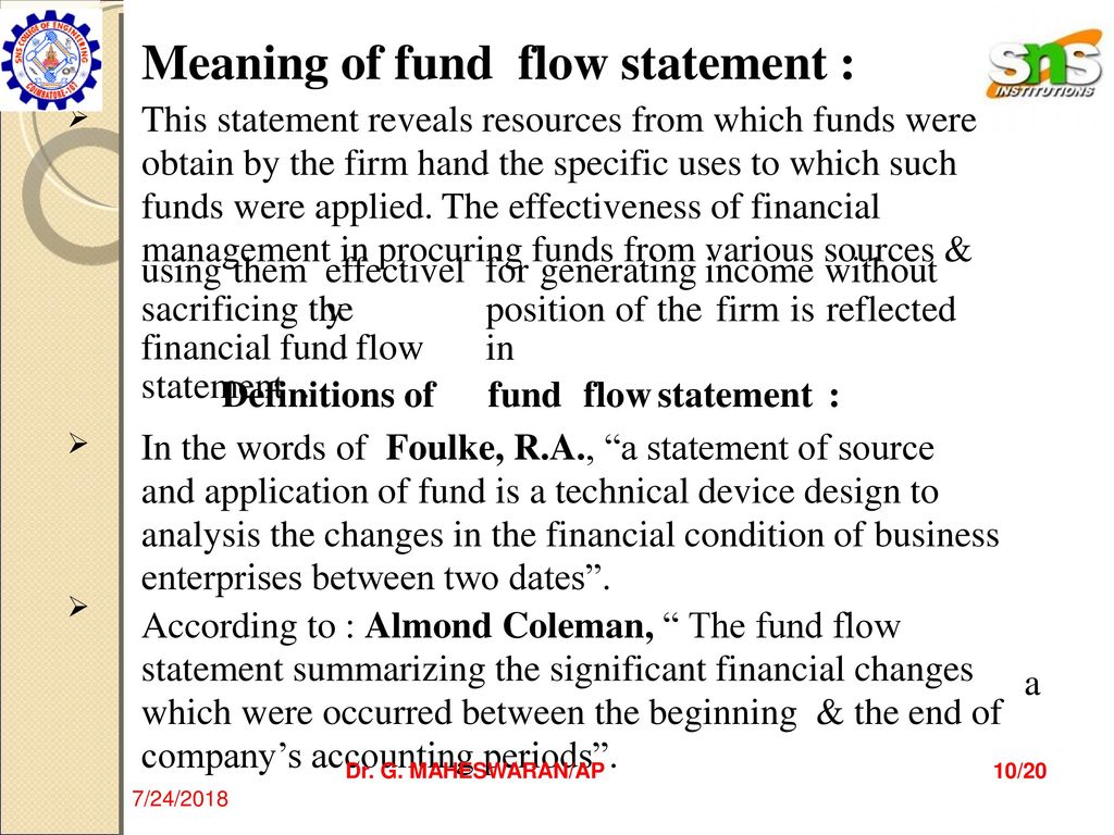 unit iii fund flow statement ppt download cost of goods sold for a service company what is balance sheet