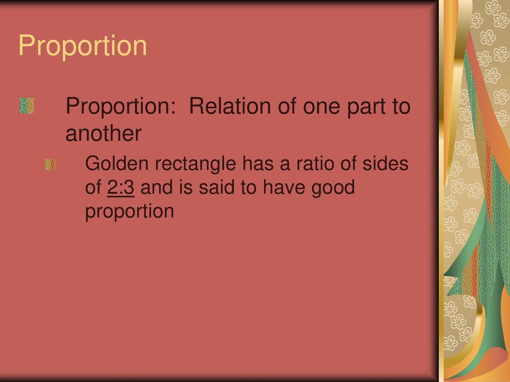 Balance, Proportion and Scale ppt download