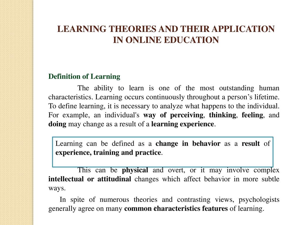 why are theories important in education