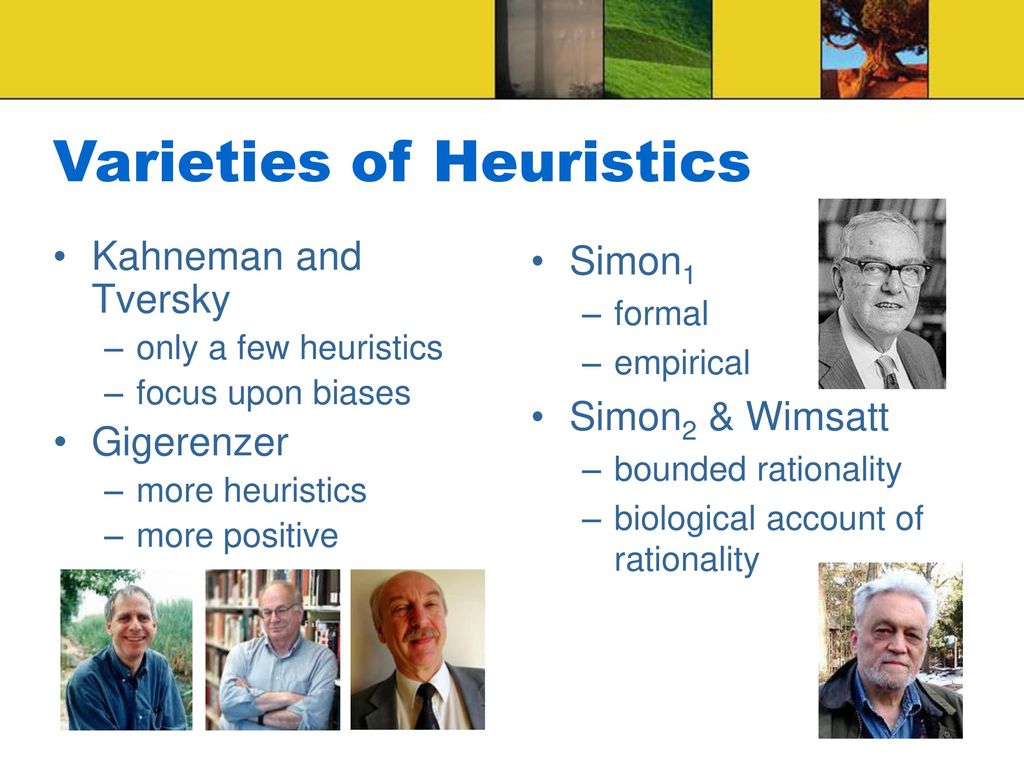 Heuristics, Pragmatism And Naturalism - Ppt Download