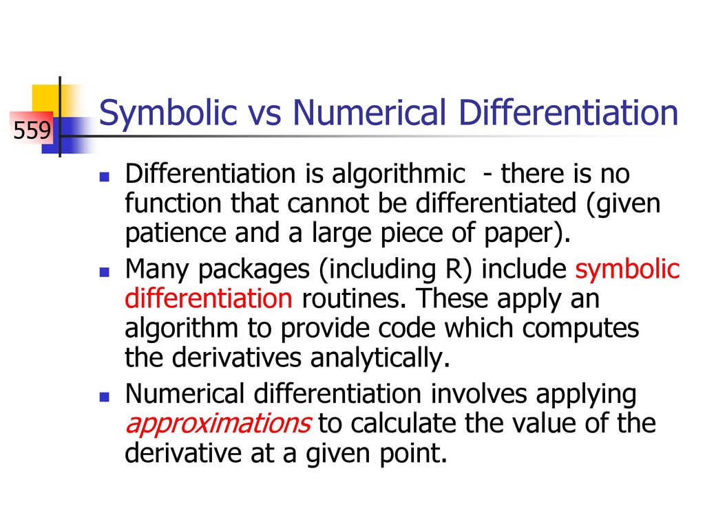 Numerical differentiation methods ppt download