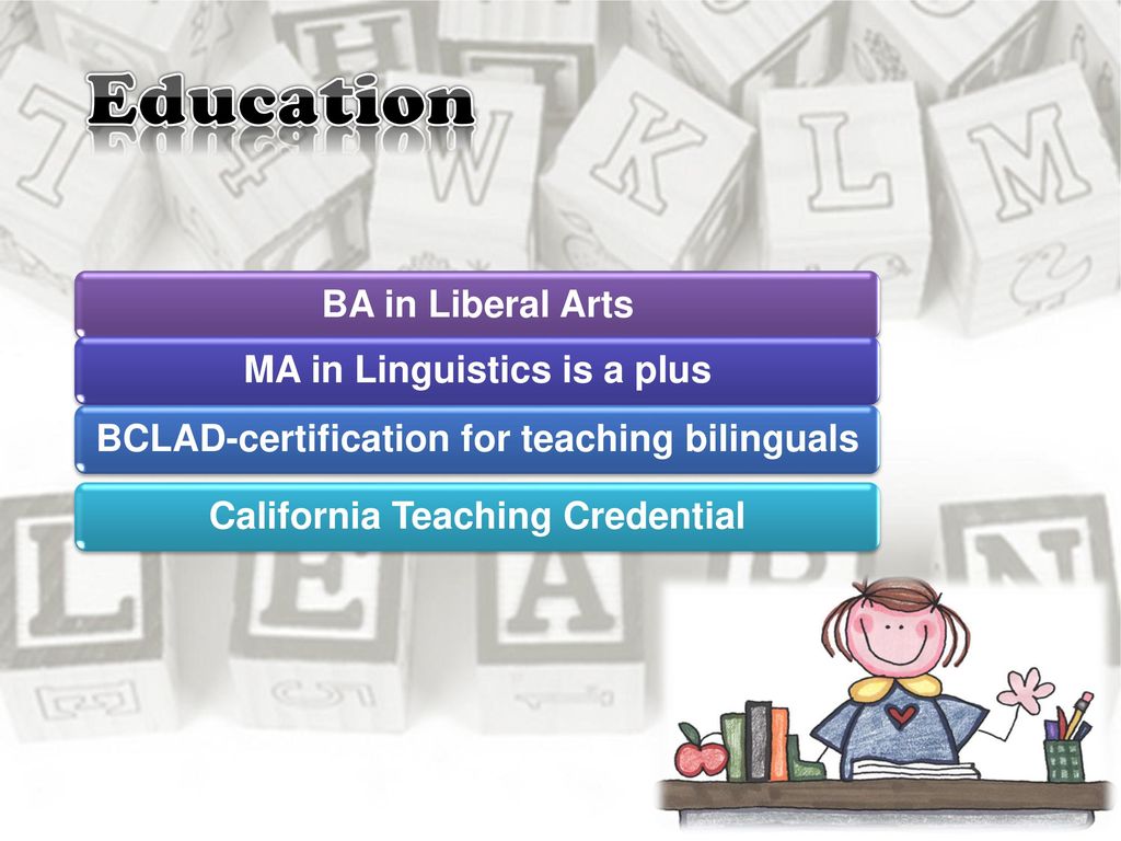 Elementary Teacher By: Polly Leung Alisa Wu Shuting Cai Yeongsoon Choi