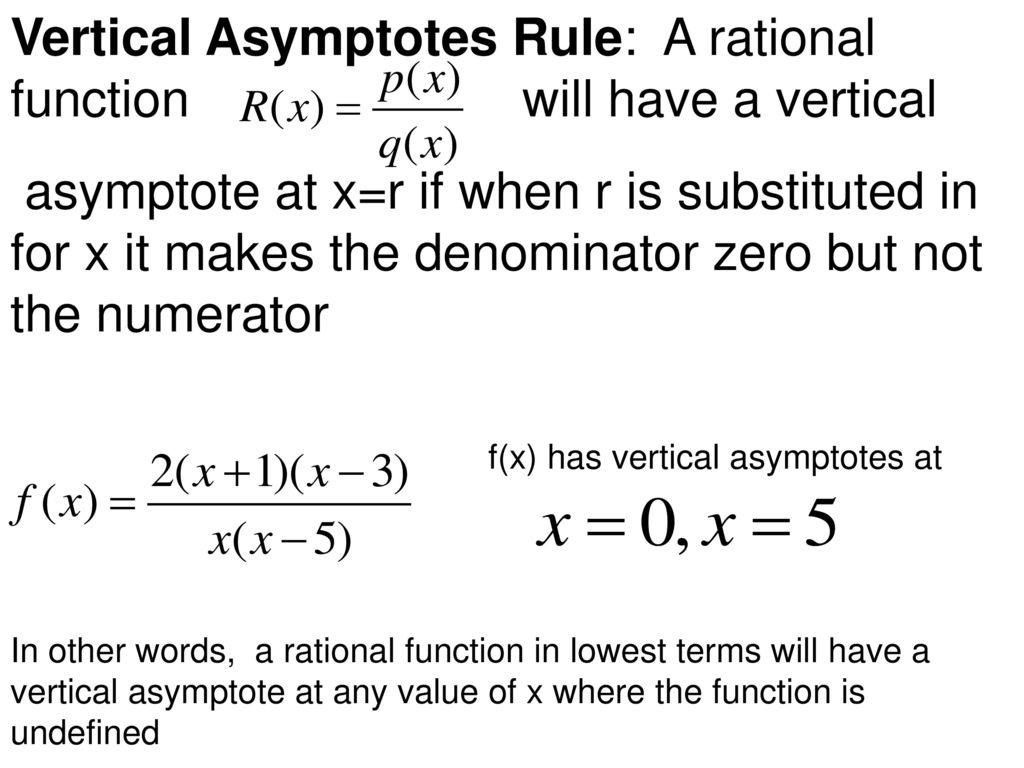 2 6 Rational Functions Ppt Download Horizontal, vertical, and also oblique asymptotes. 2 6 rational functions ppt download