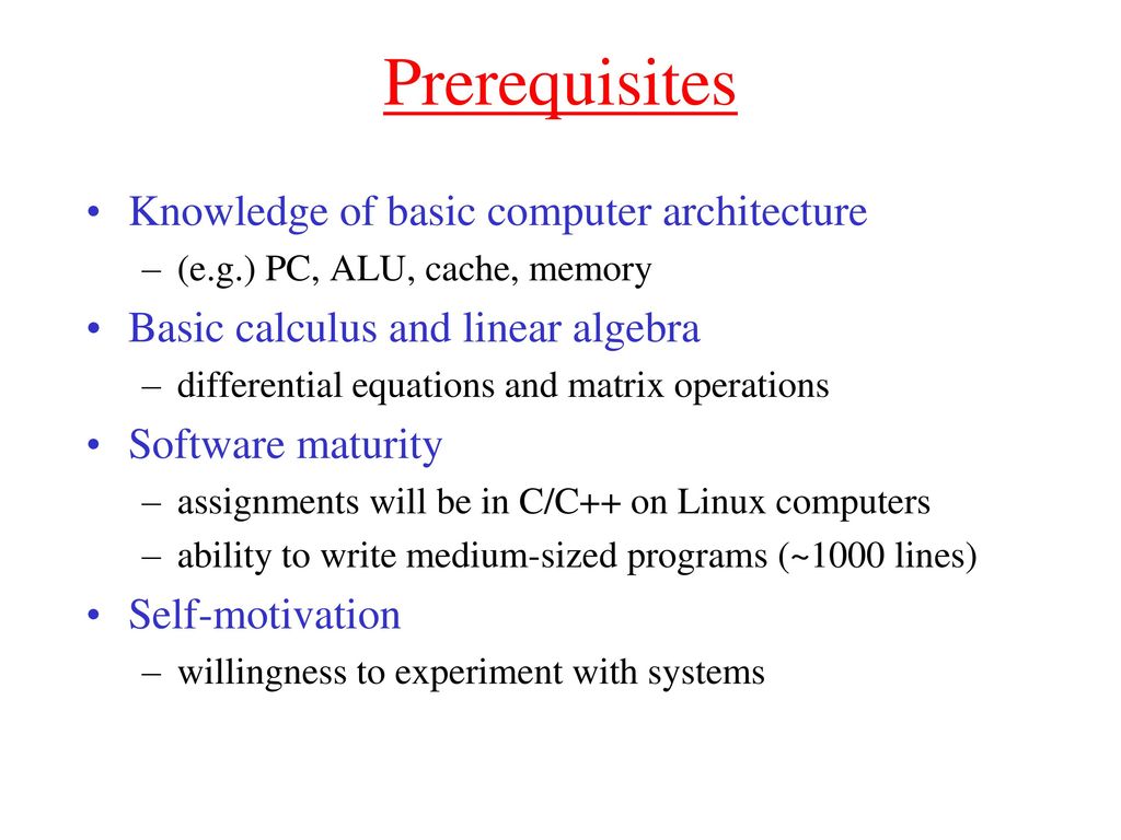 CS 378: Programming for Performance - ppt download