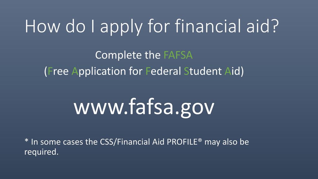 Financial Aid for Juniors - ppt download