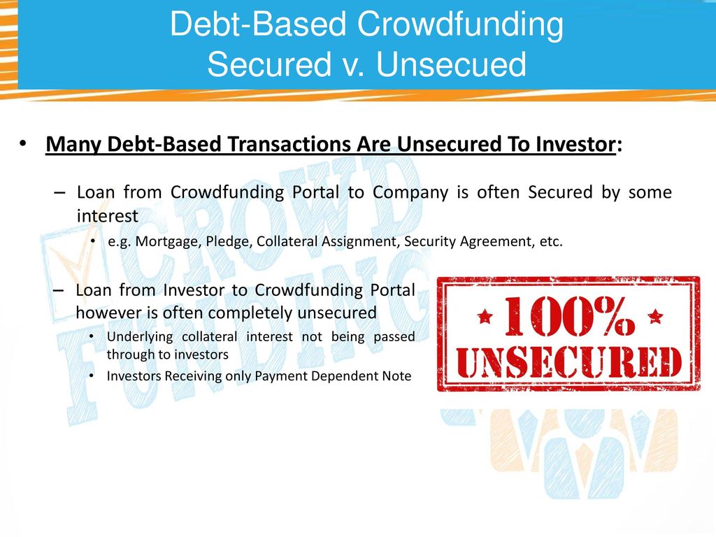 assignment of debt with underlying security