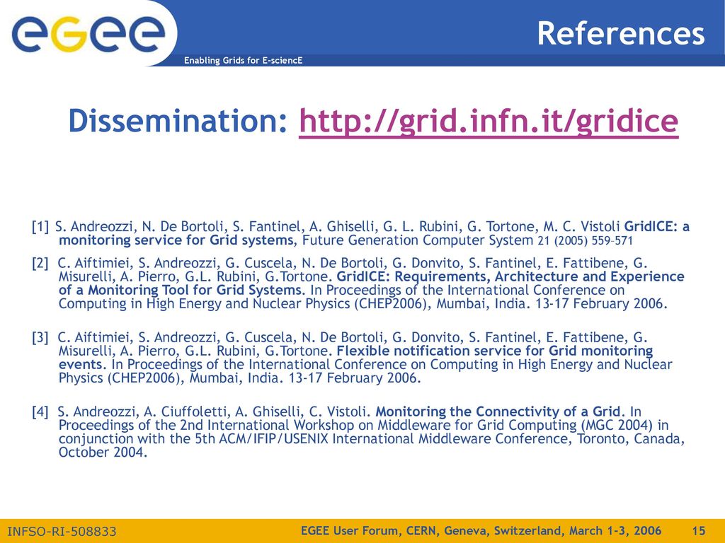 Gridice monitoring for the egee infrastructure ppt download