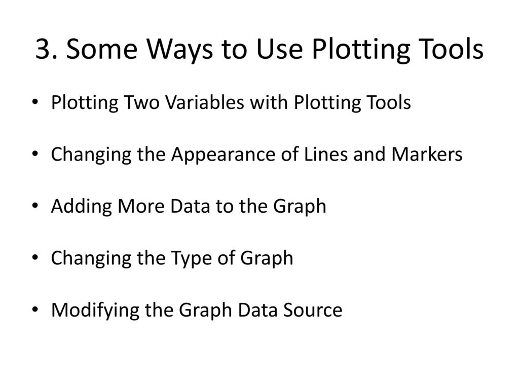 Ch3 Graphics Overview of Plotting Editing Plots - ppt download